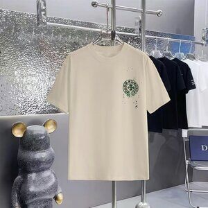 Chrome Hearts Printed Crew Neck Short-sleeved T-shirt